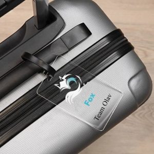 Kofferlabel met jouw teamnaam